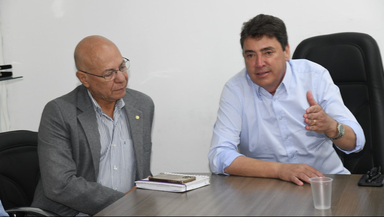Professor Alcides e Wilder Morais | Foto: divulgação