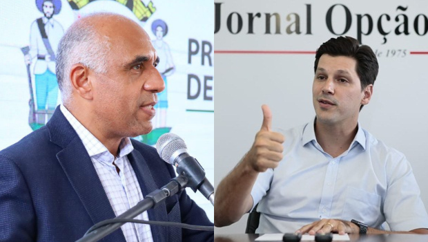 Prefeito Rogério Cruz e vice-governador Daniel Vilela | Foto: Reprodução