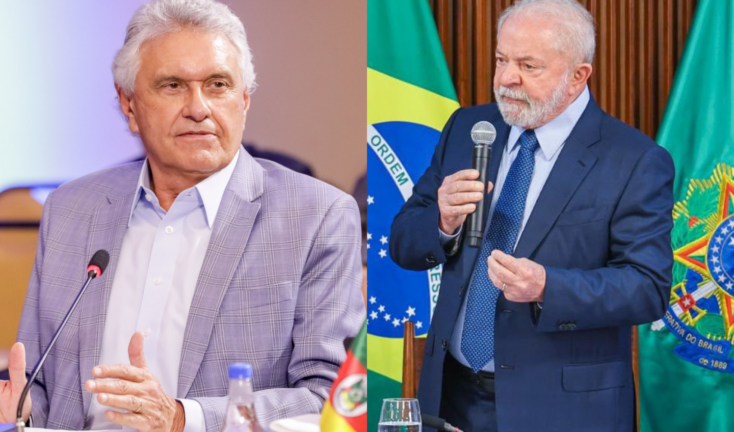 Caiado e Lula em evento da presidência com governadores de todos os estados | Foto: Cristiano Borges /Ricardo Stuckert