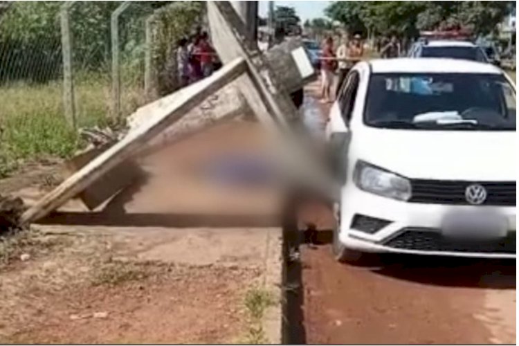 Jovem foi esmagado no começo do mês por ponto de ônibus | Foto: reprodução