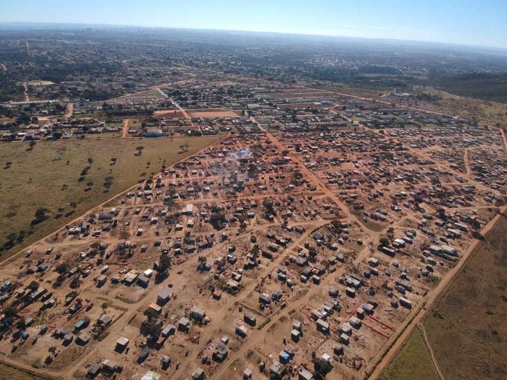Ocupação Alto da Boa Vista, no município de Aparecida de Goiânia, região metropolitana da capital de Goiás. Foto reprodução do instagram @altodaboavista.go