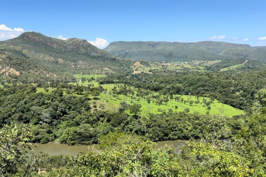 Região com água quente na Chapada dos Veadeiros | Foto: divulgação