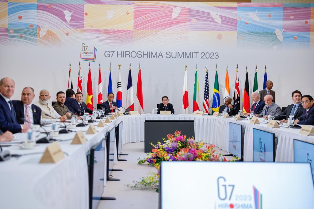 Reunião do G7 | Foto: divulgação/Ricardo Stuckert