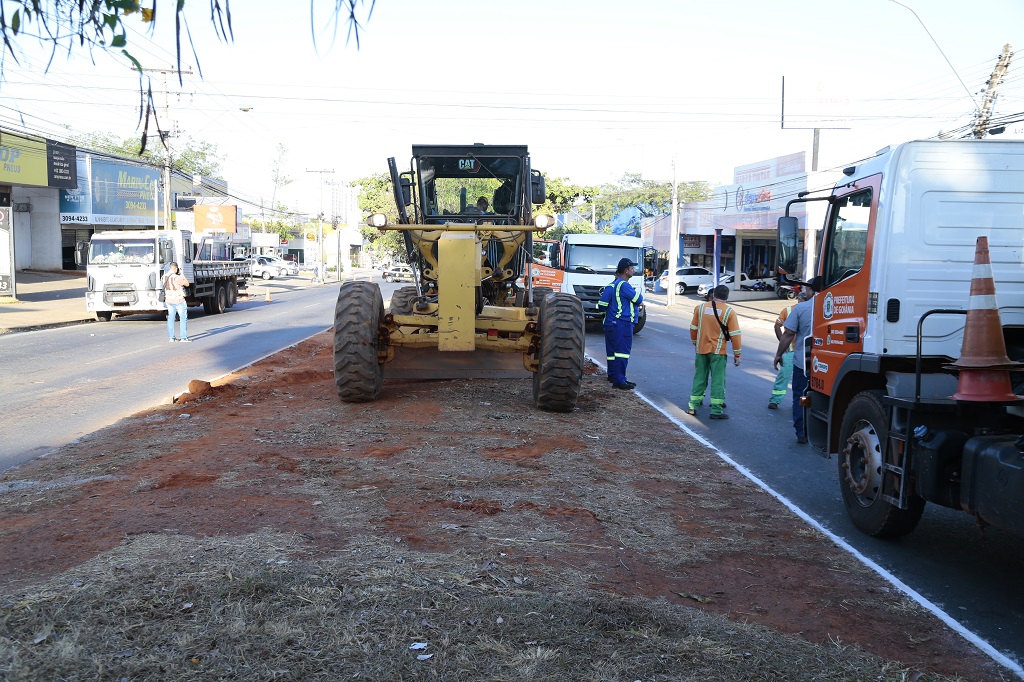 Obras na Avenida Rio Verde | Foto: divulgação/Enio Medeiros