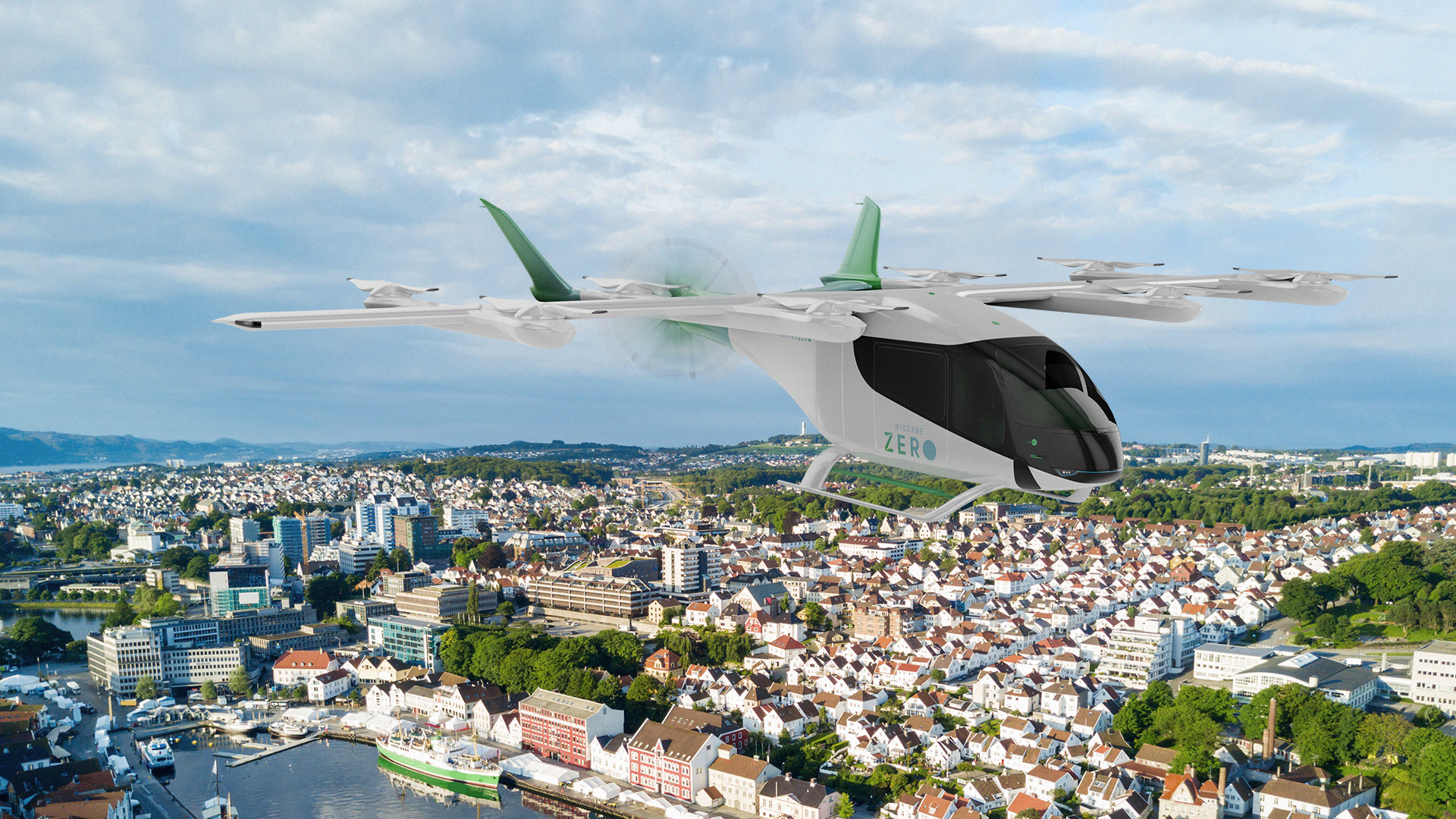 Carro voador desenvolvido pela Embraer e Eve | Foto: divulgação/eveairmobility.com