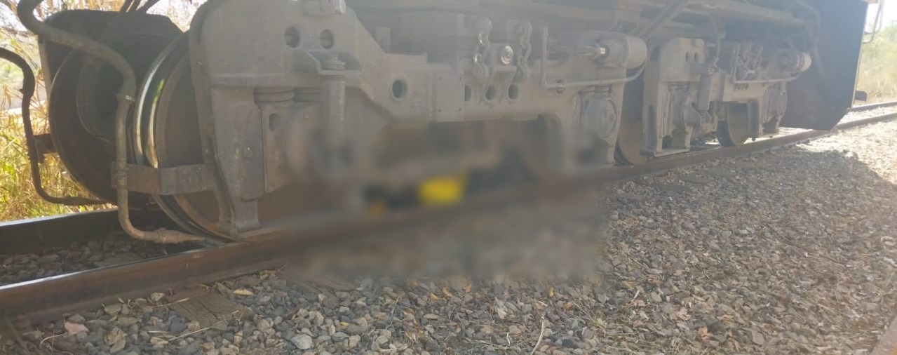 Homem atropelado trem