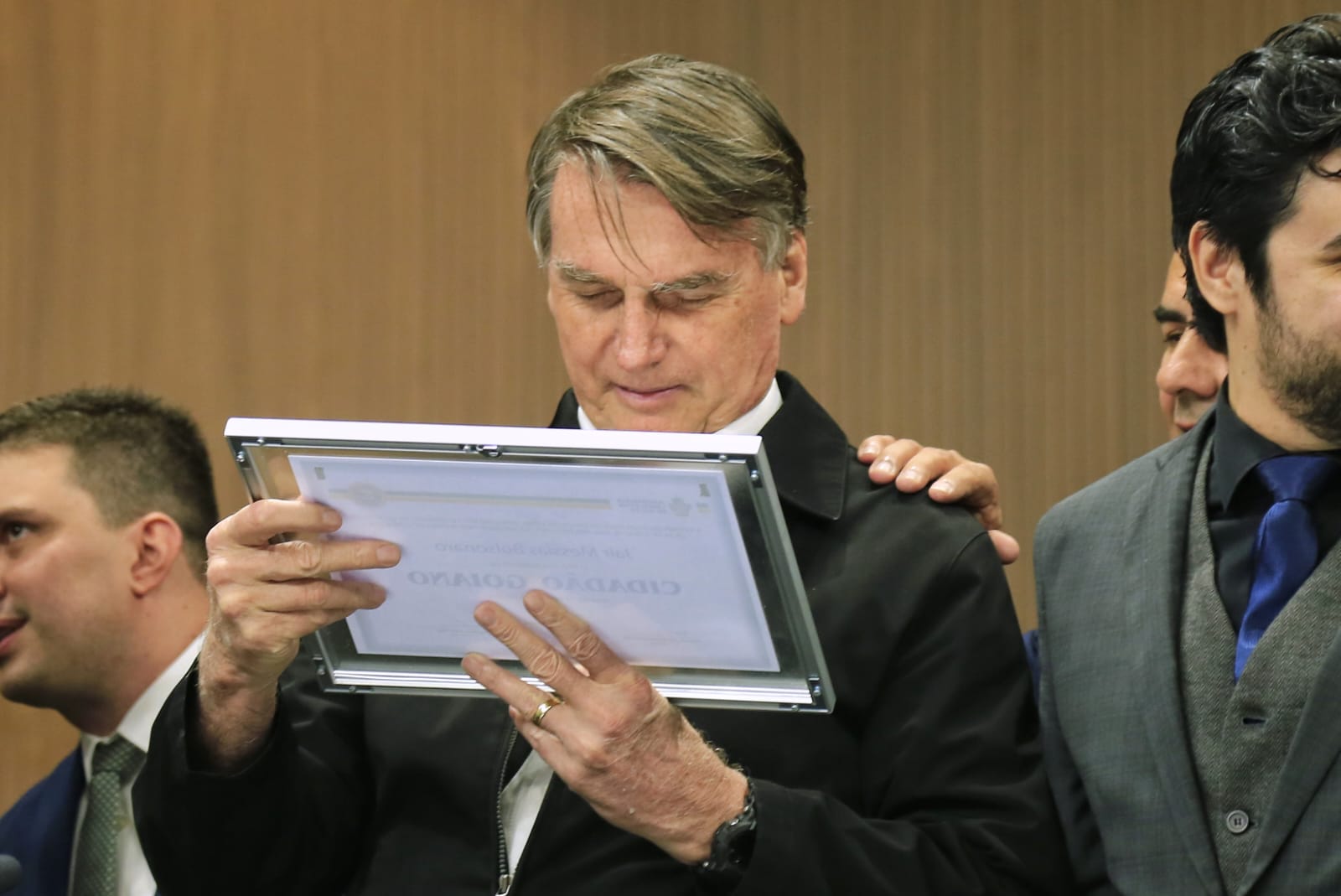 Lideranças goianas rasgam elogios para o ex-presidente pelos serviços prestados a Goiás | Foto: Secom