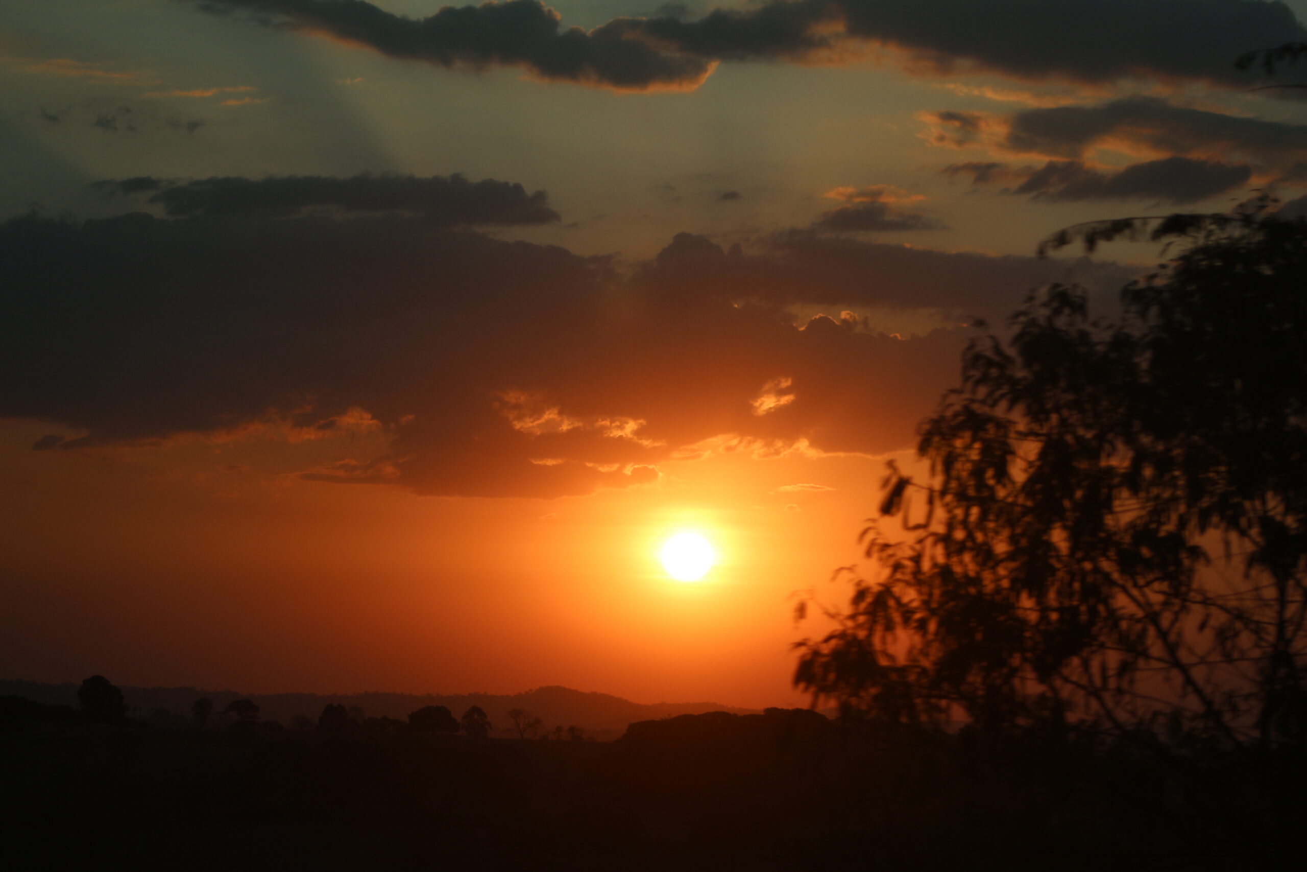 Calor, sol, por do sol, sol vermelho, tempo, temperatura, foto do dia