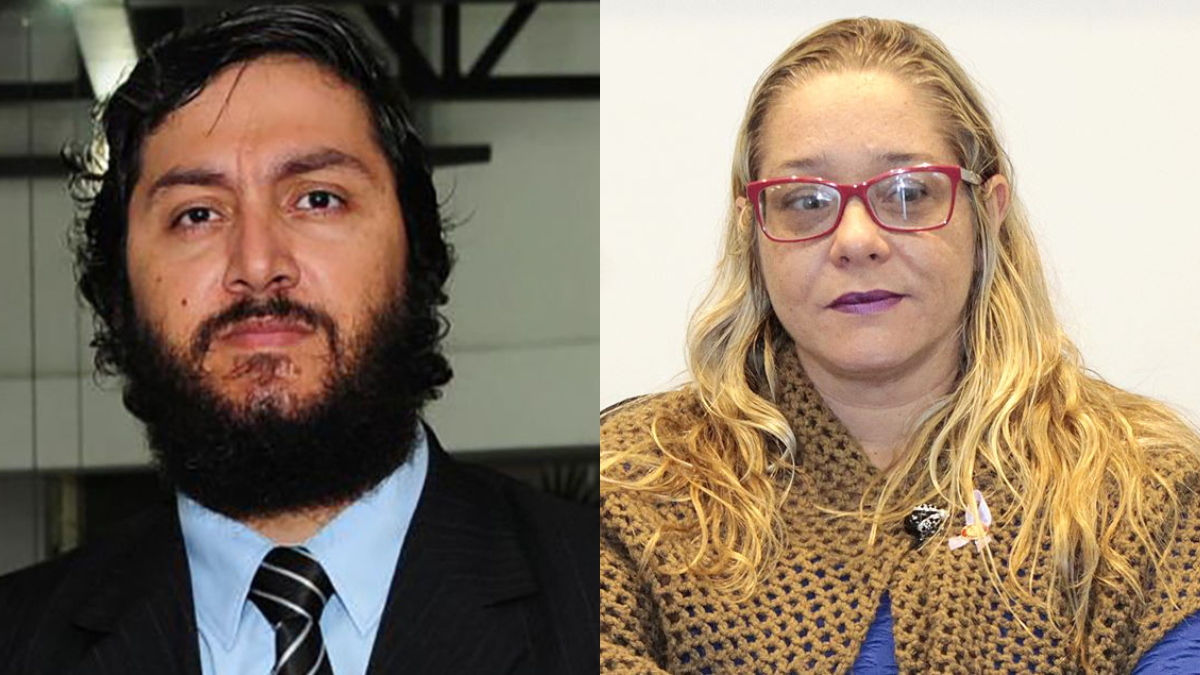 Promotor de Justiça Douglas Roberto Ribeiro de Magalhães Chegury e a advogada Marília Gabriela Gil Brambilla | Foto: divulgações