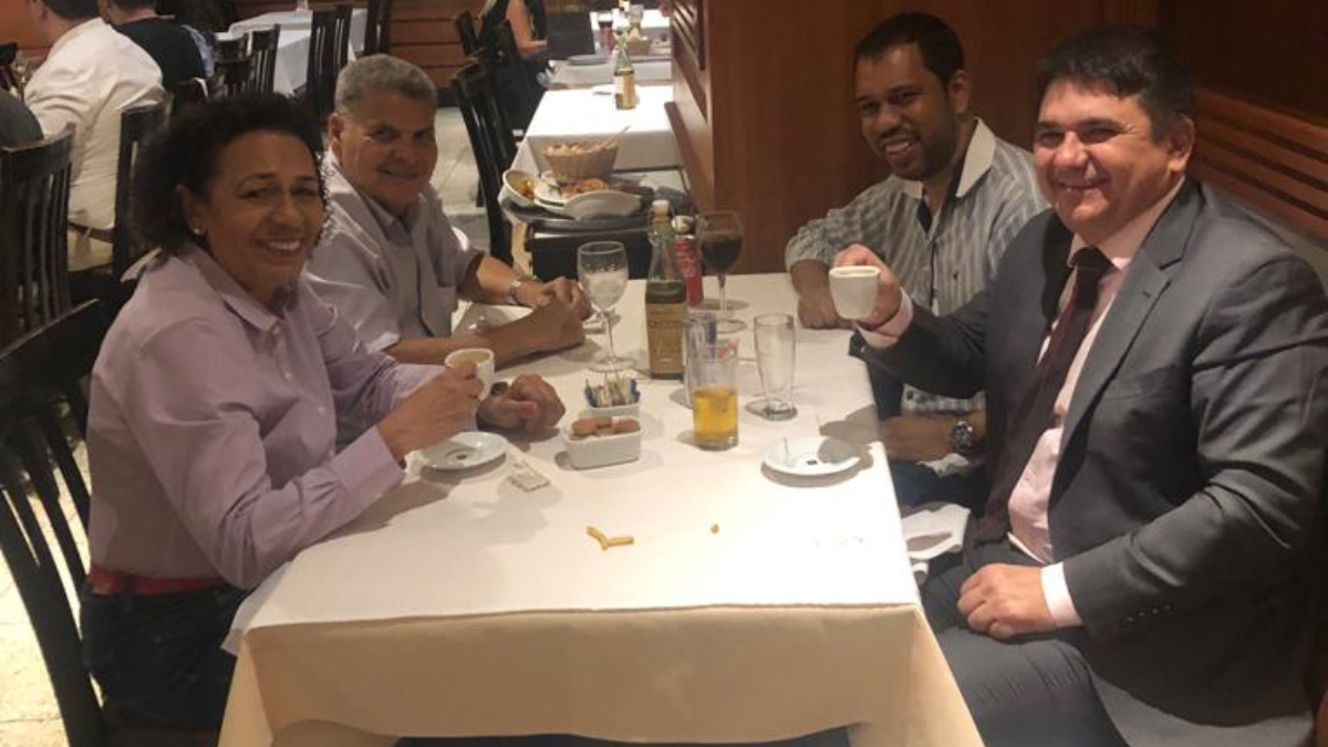 Presidente Nacional Do PMB, Suêd Haidar, Seu Esposo, Sergio da Silva Bernardo, Tesoureiro do partido; o filho deles, o advogado Sidclei Nogueira da Silva Bernardo, O Kiko, Primeiro Vice-Presidente; E Santana Pires | Foto: divulgação