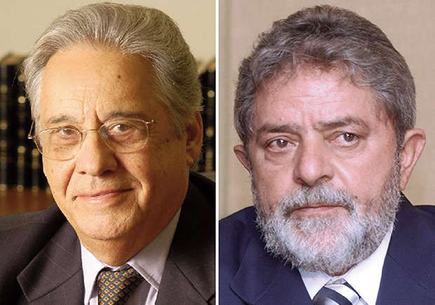 Fernando Henrique Cardoso e Luiz Inácio Lula da Silva: nada além do Olimpo | Fotos: Renato Araújo e Agência Brasil