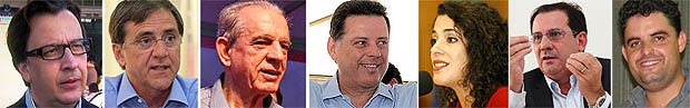 Candidatos ao governo estadual cumprem agenda na segunda-feira | Fotos: Reprodução e Jornal Opção