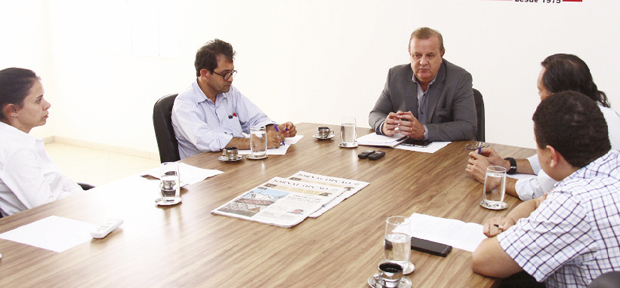 Prefeito Paulo Garcia em entrevista ao Jornal Opção: “Voto em Gomide porque sou um homem de partido”| Foto: Fernando Leite/Jornal Opção