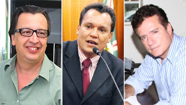 Alexandre Magalhães (PSDC, à esquerda), Felizberto Tavares (PT) e Alsueres Mariano (PSB) apoiam reeleição do governador | Fotos: Reprodução e Jornal Opção