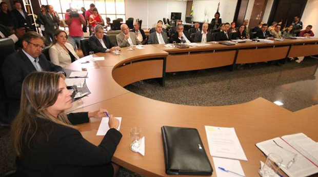 Em reunião do secretariado, foram apresentados os relatórios de cada área, que deverão traçar o futuro da administração estadual nos próximos anos | Foto: Márcio Vieira
