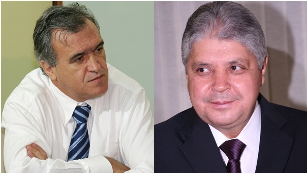 Ex-secretário da Fazenda, Jorcelino Braga, e ex-governador, Alcides Rodrigues / Foto: Edilson Pelikano