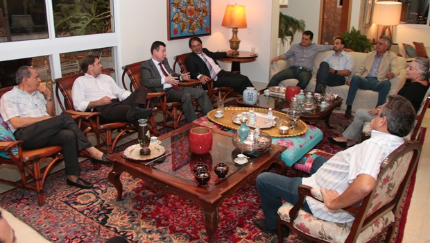 Reunião contou com deputados e lideranças peemedebistas | Foto: divulgação