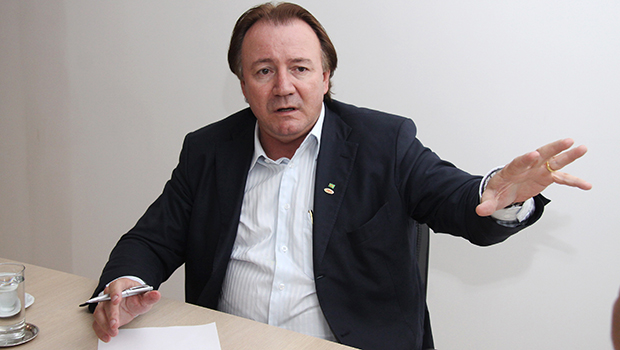 Júnior Friboi: ele não jogou a toalha e continua no PMDB | Foto: Fernando Leite / Jornal Opção