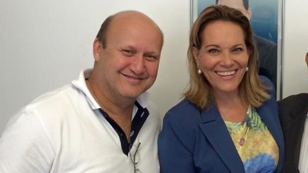 Deputado Célio Silveira e a aliada, Lêda Borges | Foto: reprodução / Facebook