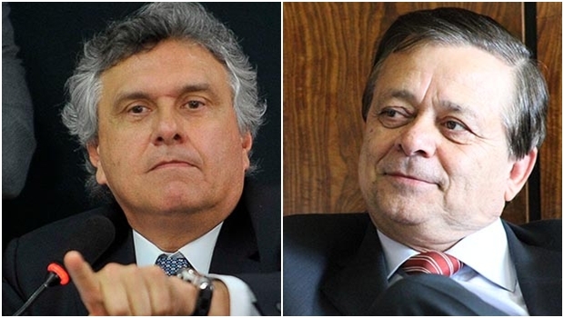Jovair Arantes (direita) e Ronaldo Caiado: líderes de seus partidos no Congresso na luta contra a fusão que quer uni-los sob uma só legenda | Fotos: Site Jovair Arantes; Renato Araújo/ABr