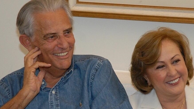 Joaquim Roriz e a esposa, Dona Weslian | Foto: Facebook / Liliane Roriz