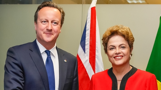 O primeiro-ministro do Reino Unido, David Cameron, e a presidente Dilma Rousseff | Foto: Roberto Stuckert Filho/PR