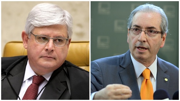 | Fotos: Janot (Fellipe Sampaio/ STF) e Cunha (Nilton Bastian/ Câmara)