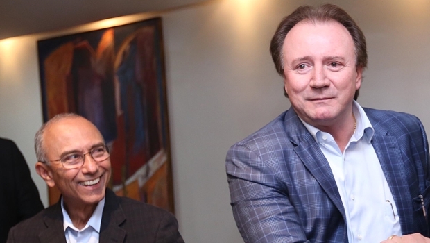 Ilézio Inácio Ferreira e Júnior Friboi: os sócios do megaempreendimento | Foto: Henrique Alves