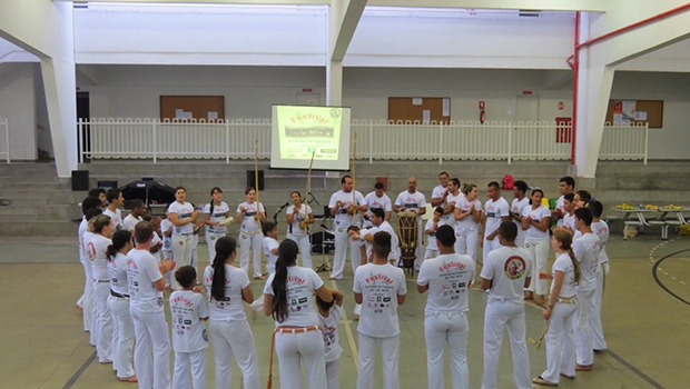 Roda de Capoeira – Aparecida de Goiânia: considerada bem cultural pelo Iphan, manifestação recebeu o título de Patrimônio Cultural Imaterial da Humanidade, em 2014