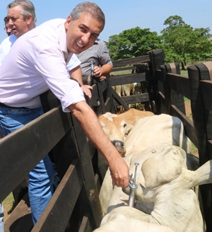 José Eliton inicia a vacinação | Foto: Jota Eurípedes