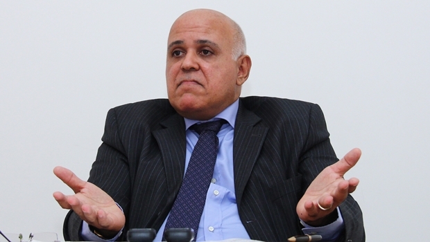 Presidente do Atlético-GO e réu no caso do assassinato do radialista Valério Luiz, Maurício Sampaio durante entrevista ao Jornal Opção | Foto: Fernando Leite/ Jornal Opção