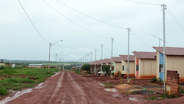 Residencial Orlando de Morais, antes da pavimentação: a mais de 4 quilômetros do antigo perímetro urbano da capital | Foto: divulgação