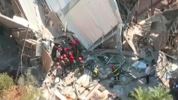 Bombeiros já encerraram o trabalho de resgate no local | Foto: Reprodução/TV