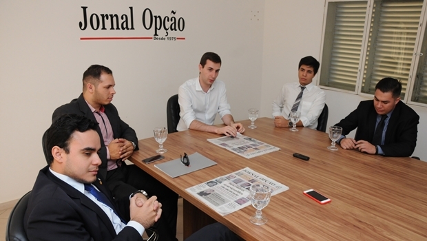 Juventude do PSDB reunida no Jornal Opção | Foto: Renan Accioly
