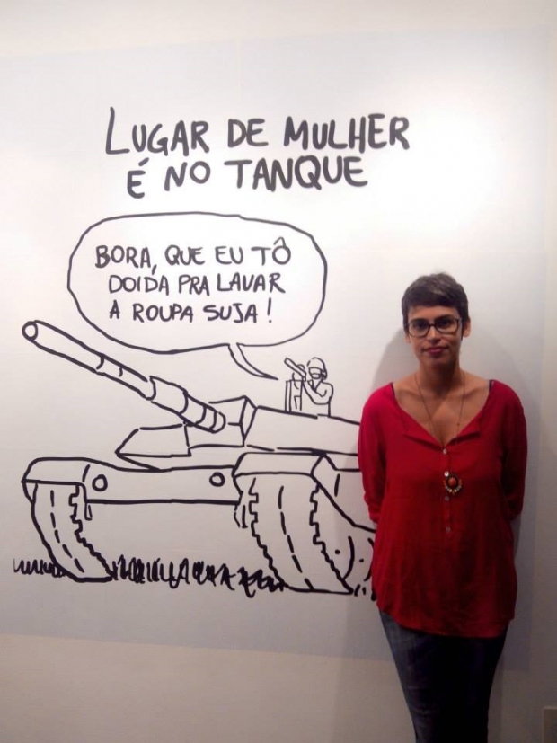 Thais Gualberto é cartunista 2-tanque