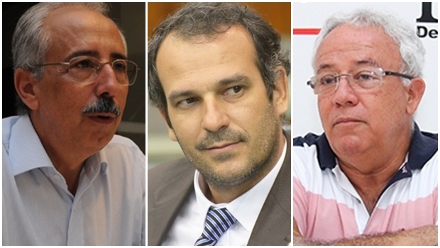 Gilberto Naves, Renato de Castro e Jalles Fontoura: Nomes fortes para a Prefeitura de Goianésia | Foto: Arquivo (Gilberto)/ Marcos Kennedy (Renato)/ Fernando Leite (Jalles)