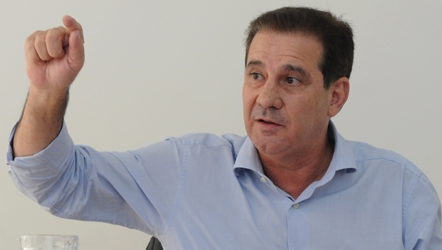 Vanderlan Cardoso durante entrevista ao Jornal Opção | Foto: Renan Accioly