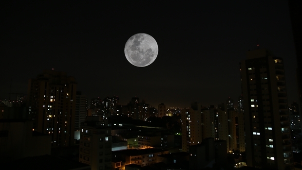Superlua na noite do dia 16 | Foto: Paulo Pinto/ Fotos Públicas