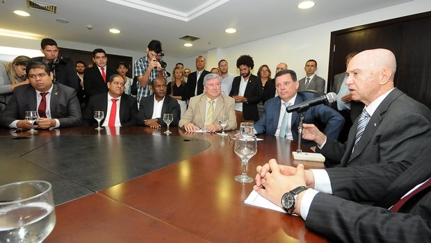 Governador Marconi Perillo e presidente da Coteminas, Pedro Garcia | Foto: Lailson Damásio