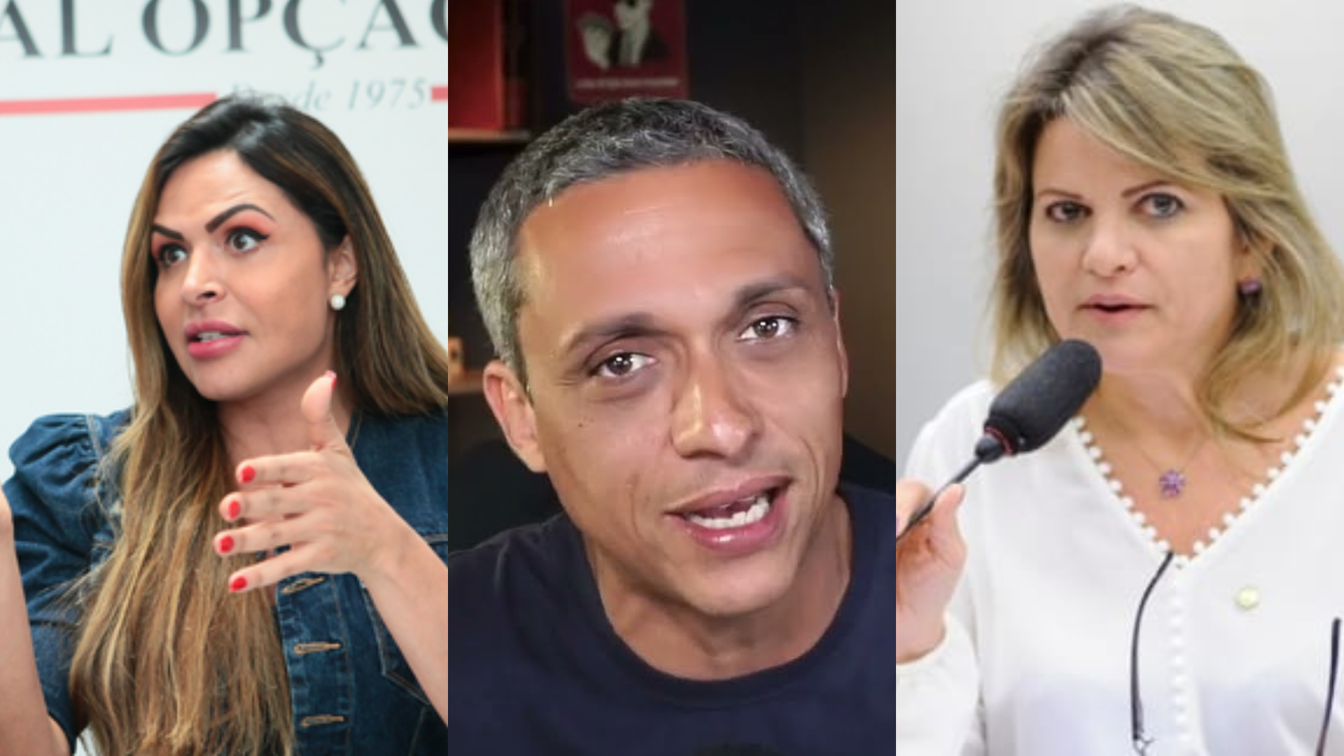 Silvye-Alves-bolsonarista-Gustavo-Gayer e Flávia Morais