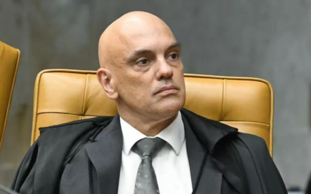 Ministro Alexandre de Moraes durante sessão plenária do STF, em Brasília | Foto: Carlos Moura/SCO/STF