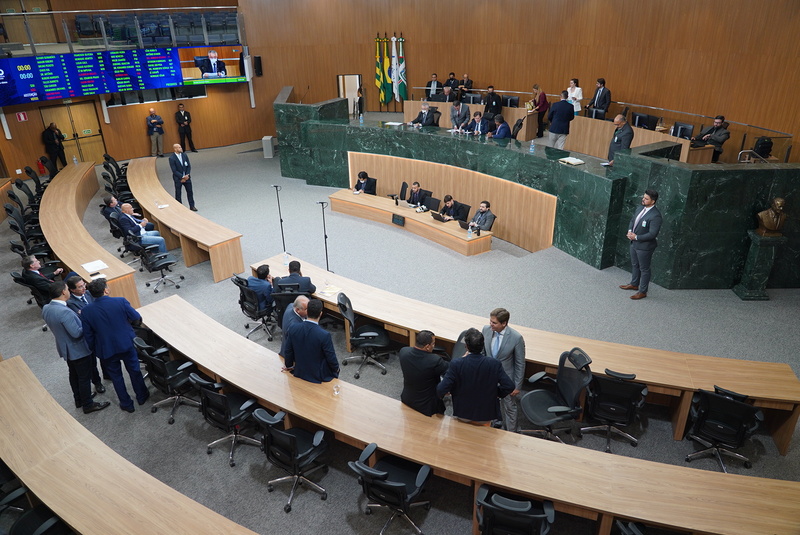 Plenário da Assembleia Legislativa de Goiás | Foto: Maykon Cardoso/ Alego