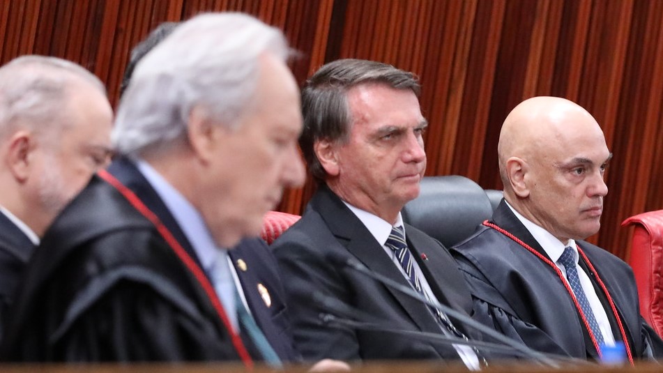Jair Bolsonaro em sessão solene na sede do TSE | Foto: Antonio Augusto/Secom/TSE