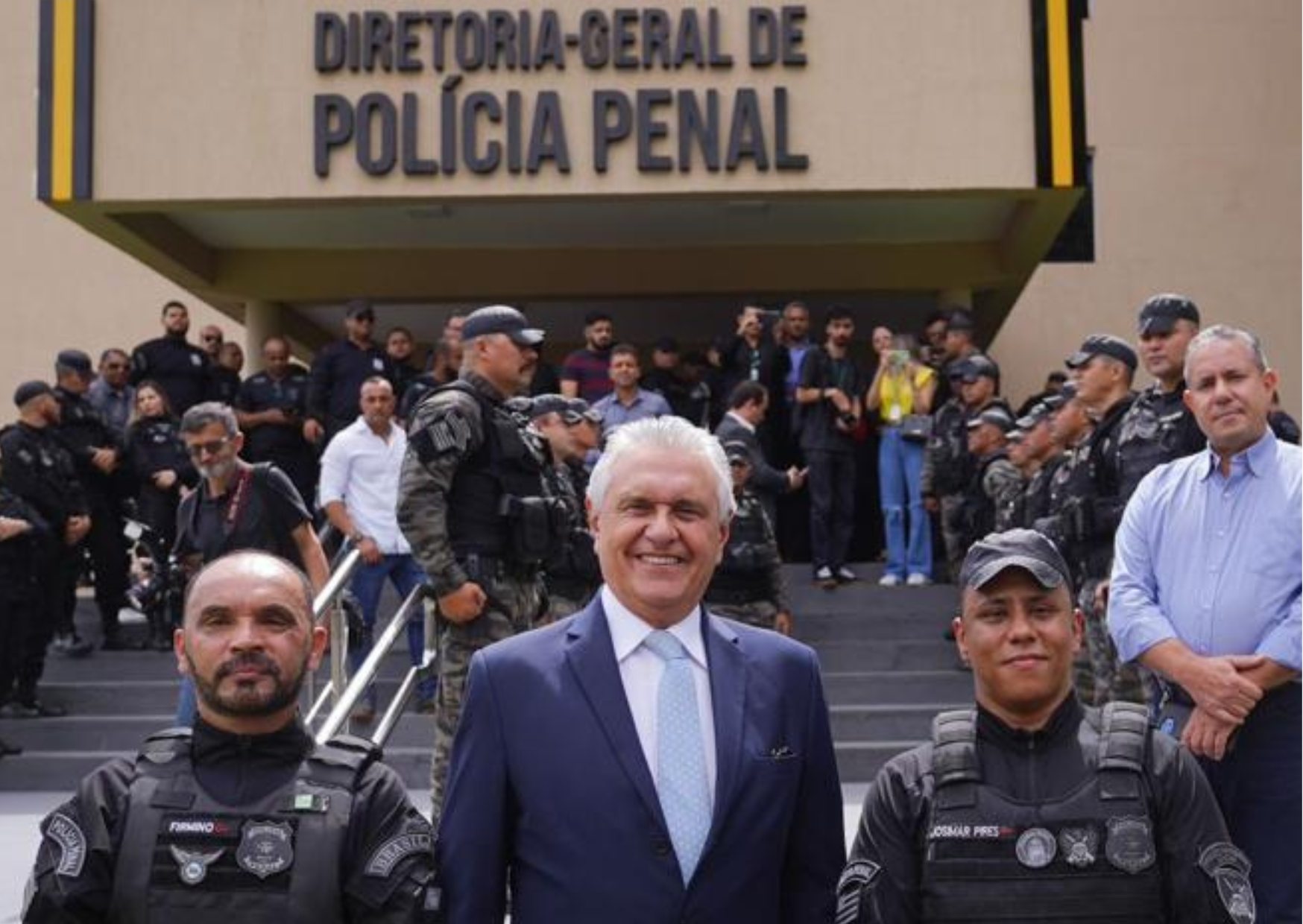 Caiado inaugura a primeira sede própria da Polícia Penal em Goiás Foto divulgaçãoJúnior Guimarães