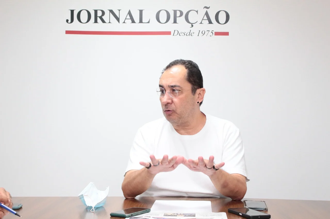 Senador Kajuru na sede do Jornal Opção | Foto: Jornal Opção