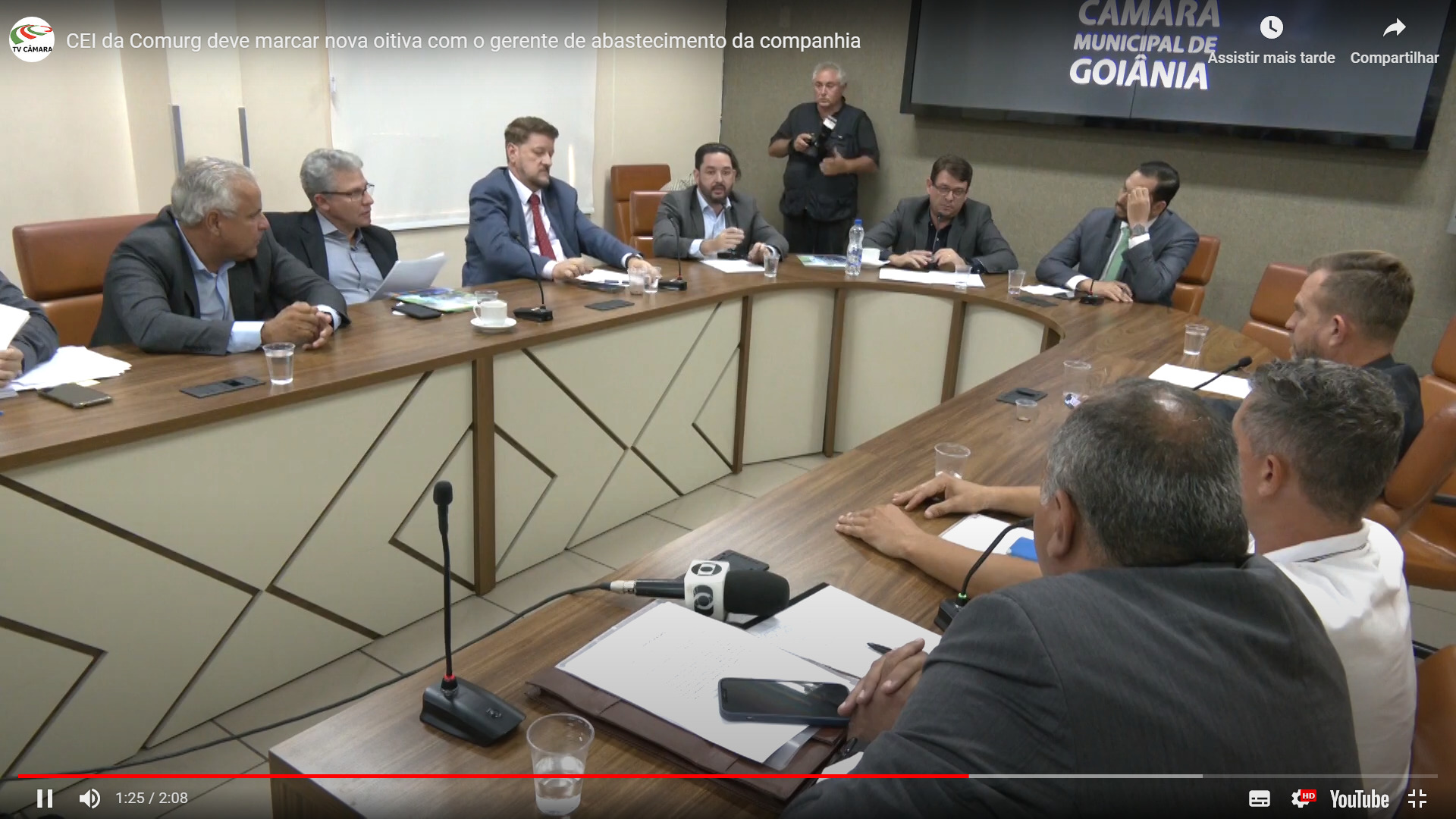 CEI da Comurg | Foto: reproduçao/video/Câmara de Goiânia