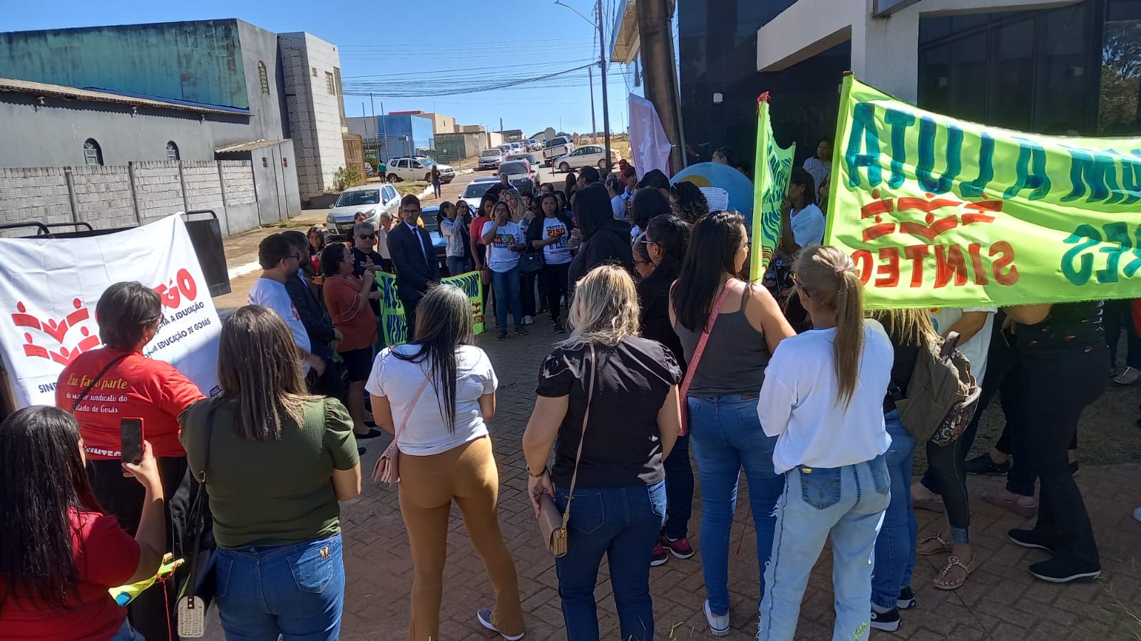 Greve na Educação | Foto: divulgação/Sintego