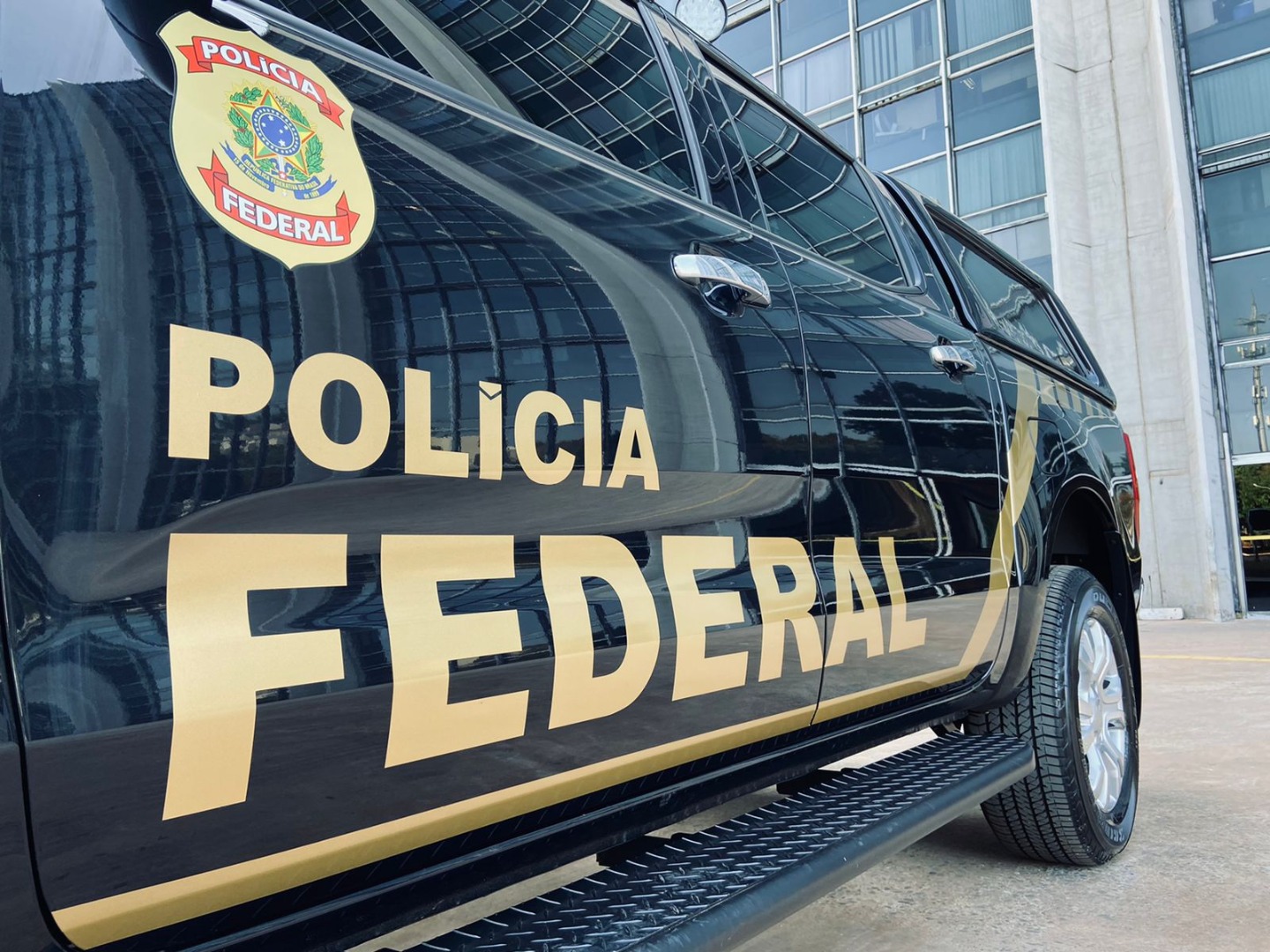 PF durante busca e apreensão | Foto: divulgação/PF