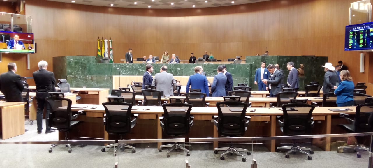 Sessão plenária na Assembleia Legislativa de Goiás | Foto: Nielton Soares/Jornal Opção
